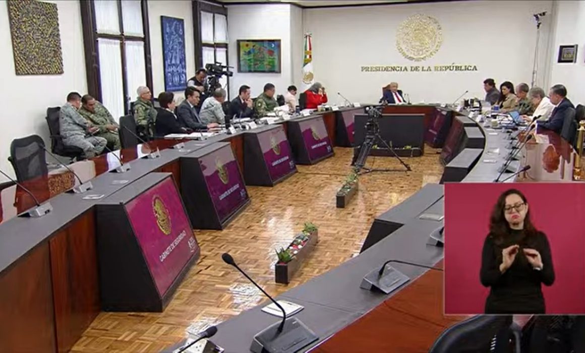 Por vez primera, AMLO hace pública reunión del gabinete de seguridad ...