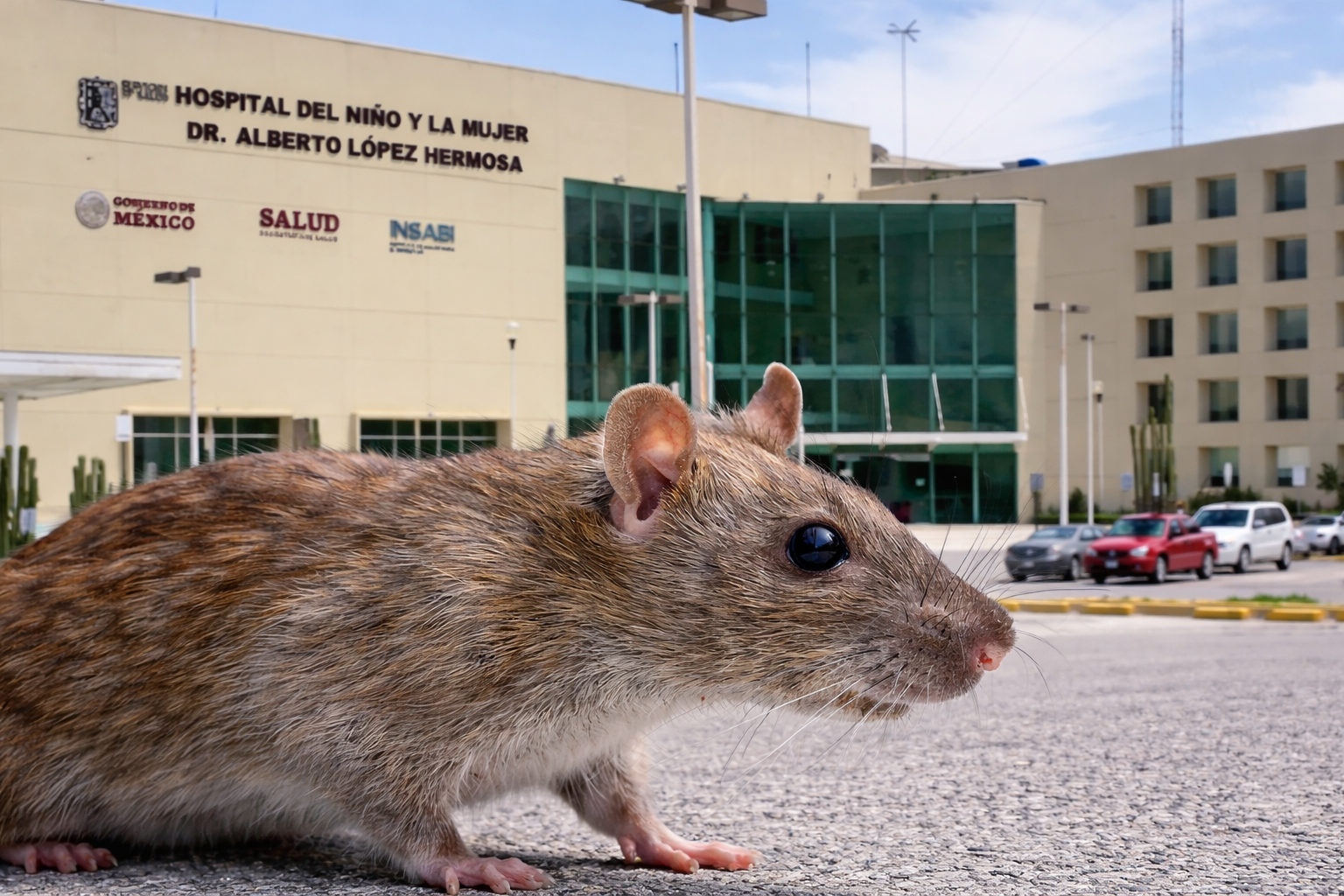 Denuncian presencia de ratas en el Hospital del Niño y la Mujer ...
